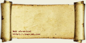 Dina Krneta vizit kartica